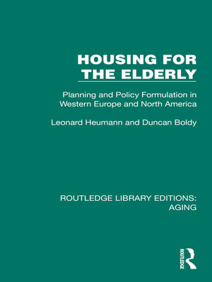cover image of Housing for the Elderly